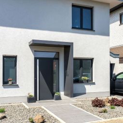 Auvent de porte rectangulaire gutta 4