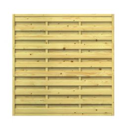 Clôture pare-vue bois kit complet 3