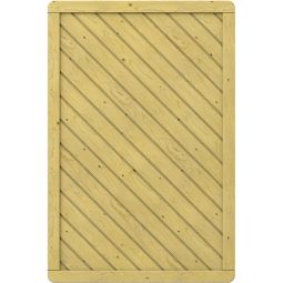 TraumGarten Panneau bois carré Brise-vue 3