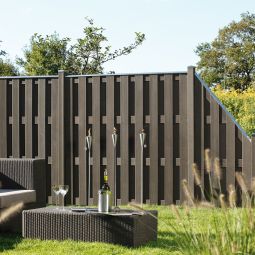 Panneau brise-vue bois composite, TraumGarten 4