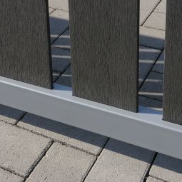 Clôture jardin RAJA WPC ALU 5