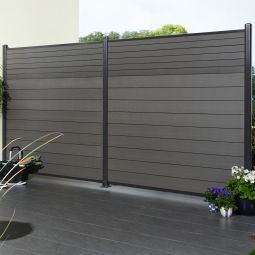 Panneau brise-vue bois composite, TraumGarten 5