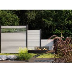 Panneau brise-vue composite gris, TraumGarten 4