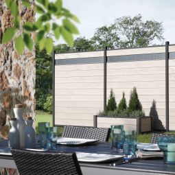 Panneau brise-vue bois composite, TraumGarten 5