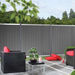 Adaptateur vertical anthracite, TraumGarten SYSTEM 4