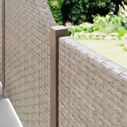 Panneau brise-vue, TraumGarten WEAVE gris 4