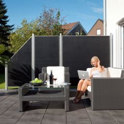 Panneau brise-vue, TraumGarten WEAVE-LÜX anthracite 5