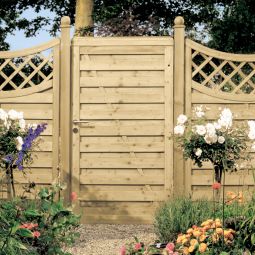 Panneau brise-vue bois, TraumGarten XL 3