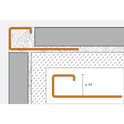 Profil de finition Schlüter-QUADEC EB 5