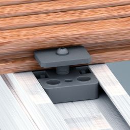 Clip de fixation aluminium ferax 3