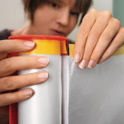 Bâche protection avec ruban de 4