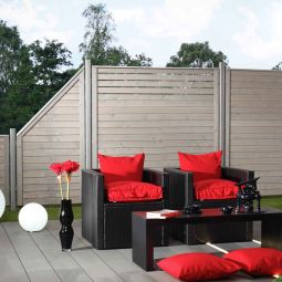 Portail Panneau brise-vue bois, TraumGarten 5