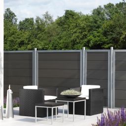 Panneau brise-vue bois composite, TraumGarten 5