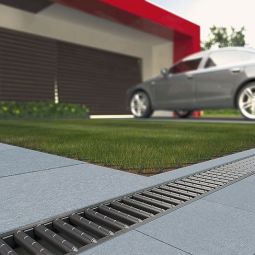 Grille caniveau acier galvanisé anthracite 6