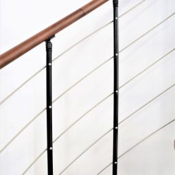 Minka escalier colimaçon Venezia noir 4