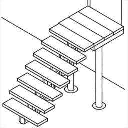 Support pour podest DOLLE Gardentop 3