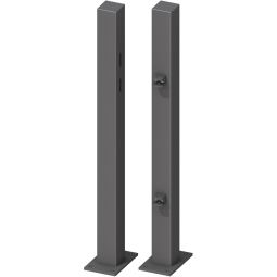 Kit poteaux porte anthracite, TraumGarten 3