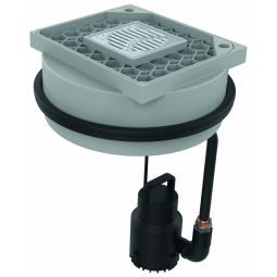 Rehausse et kit de pompe ACO Sinkamat mono Salt pour eaux grises, plusieurs variantes disponibles