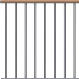 Rampe de garde-corps DOLLE Cork, Dublin, Basel - Starter Set disponible sous forme de barreau individuel (vertical) ou de barreau en acier inoxydable (courant)