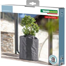Protection hivernale pour pot Windhager Protection antigel SUPERPROTECT XXL Protection hivernale pour pots de fleurs de Ø 60-80 cm