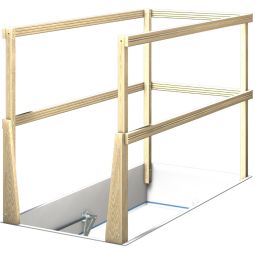 Wellhöfer garde-corps de trémie  en bois