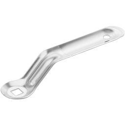 Upmann clé carrée en acier galvanisé Convient à toutes les portes de cheminée en acier/aluminium