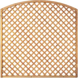 Série T&J panneau bois pour clôtures de treilis MW 6x6 cm Protection visuelle en pin/épicéa, 180x180/160 cm