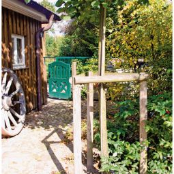 Tuteur d'arbre T&J En pin/épicéa, fraisé, chanfreiné, pointu, différentes tailles