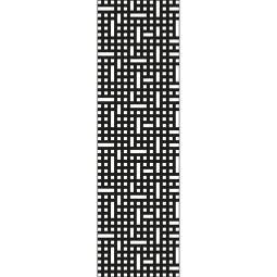 Panneau occultation, insert design GroJa XL Mesh aluminium anthracite DB 703 60x180 cm, avec cadre périphérique rond, matériel de fixation inclus