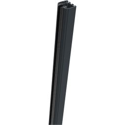 GroJa rail de serrage pour poteau alu brise-vue gris anthracite RAL 7016 Pour un aspect harmonieux sans vis apparentes sur les éléments Premo et Ambiente