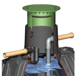 Pack accessoires no 1, filtre externe, GRAF Platin/Carat pour citerne entrerre