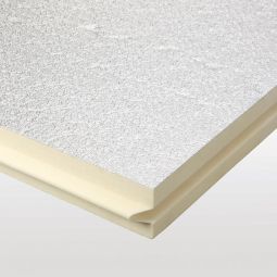 Isolation de comble perdu BauderPIR DAL WLS 023 panneau d'isolation polyuréthane épaisseur 100mm, à faible hauteur de construction, avec parement en aluminium des deux cotés