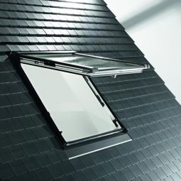 Fenêtre de toit à projection électrique PVC Roto WDC i89iple vitrage premium triple vitrage à énergie basse, BlueTec Plus avec Aquaclear