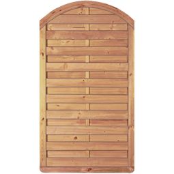 Clôture pare-vue T&J Avantgarde clôture à lamelles en pin/épice imprégné avec des clous à vis en acier inoxydable, disponible en 2 tailles.