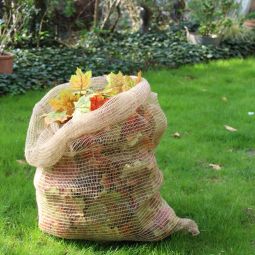 Sacs à feuilles NOOR en jute Lot de 3, compostable
