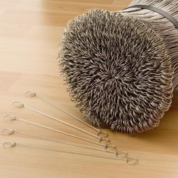 Fil de liage acier inoxydable pour la fixation de natte brise-vue, 5 pièces par mètre en brise-vue