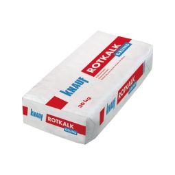 Knauf Rotkalk Grund enduit de base à la chaux 1,2 mm Sac de 30 kg d'enduit de sous-couche à la chaux pour l'intérieur et l'extérieur