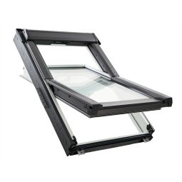 Roto fenêtre de toit à rotation Q Q42C / Q43C K2AV1 remplacement vitrage confort PVC manuel convient aux fenêtres VELUX jusqu'en 1991 (VG, VX, VL, VK)
