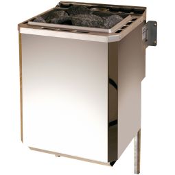 Poêle combiné pour bain de vapeur BioAktiv avec 12 kg de pierres de sauna, weka disponible en différentes puissances