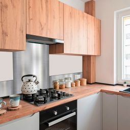 Adhésif carrelage WindhagerOrlando film avec support en aluminium Adhésif carrelage cuisine autocollant et résistant à la chaleur, différentes tailles