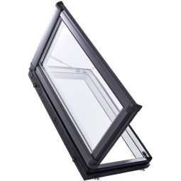 Fenêtre sortie de toit PVC à configurer Roto Designo R38K confort pour comble chauffé