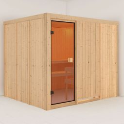 Sauna Karibu Woodfeeling Nybro différentes variantes