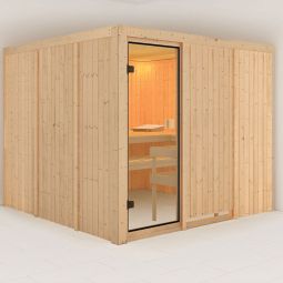 Sauna Karibu Woodfeeling Arvika différentes variantes