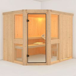 Sauna Karibu Amelia 3 différentes variantes