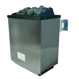 Poêle de sauna Karibu 11 kW SET incl. pierres de sauna pour commande externe Version finlandaise ou bio avec pierres, sans commande externe