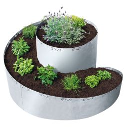 Spirale d'herbes fines galvanisée bellissa condition idéal pour herbes aromatiques, volume 900 litres