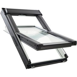 Fenêtre de toit à rotation RotoQ Q4 à configurer, PVC, Aluminium individualiser vos fenêtre de toit - taille, commande, vitrage et efficacité énergétique peuvent être adaptés avec le configurateur