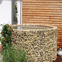 Belissa cuve à eau gabion Bassin gabion, dimension des mailles 25x100mm