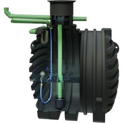 Kit de récupérateur eau de pluie, ACO Rain4me Professional cuve enterré, jardin et maison tailles différents, utilisation souple de l'eau de pluie