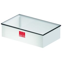 Rehausse cour anglaise ACO Therm®  fermé sur 4 côté, convient pour un montage étanche à l'eau sous pression, différentes tailles